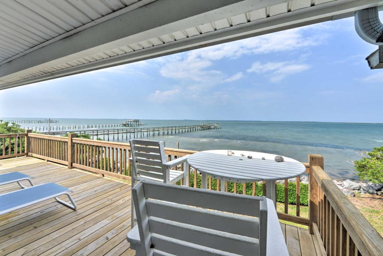 Waterfront Harkers Island Home Sunset View And Dock ภายนอก รูปภาพ