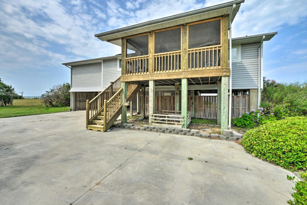 Waterfront Harkers Island Home Sunset View And Dock ภายนอก รูปภาพ
