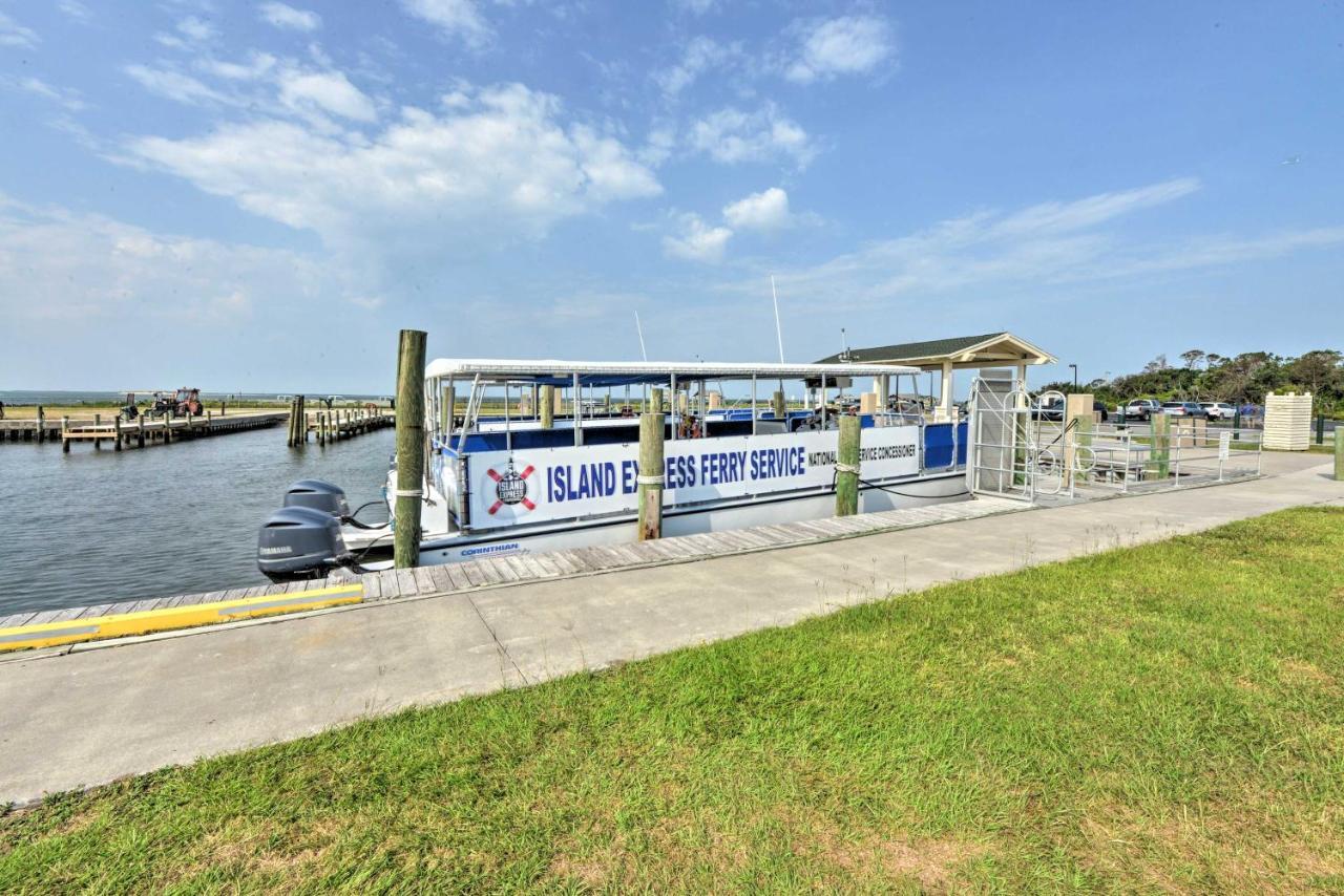 Waterfront Harkers Island Home Sunset View And Dock ภายนอก รูปภาพ