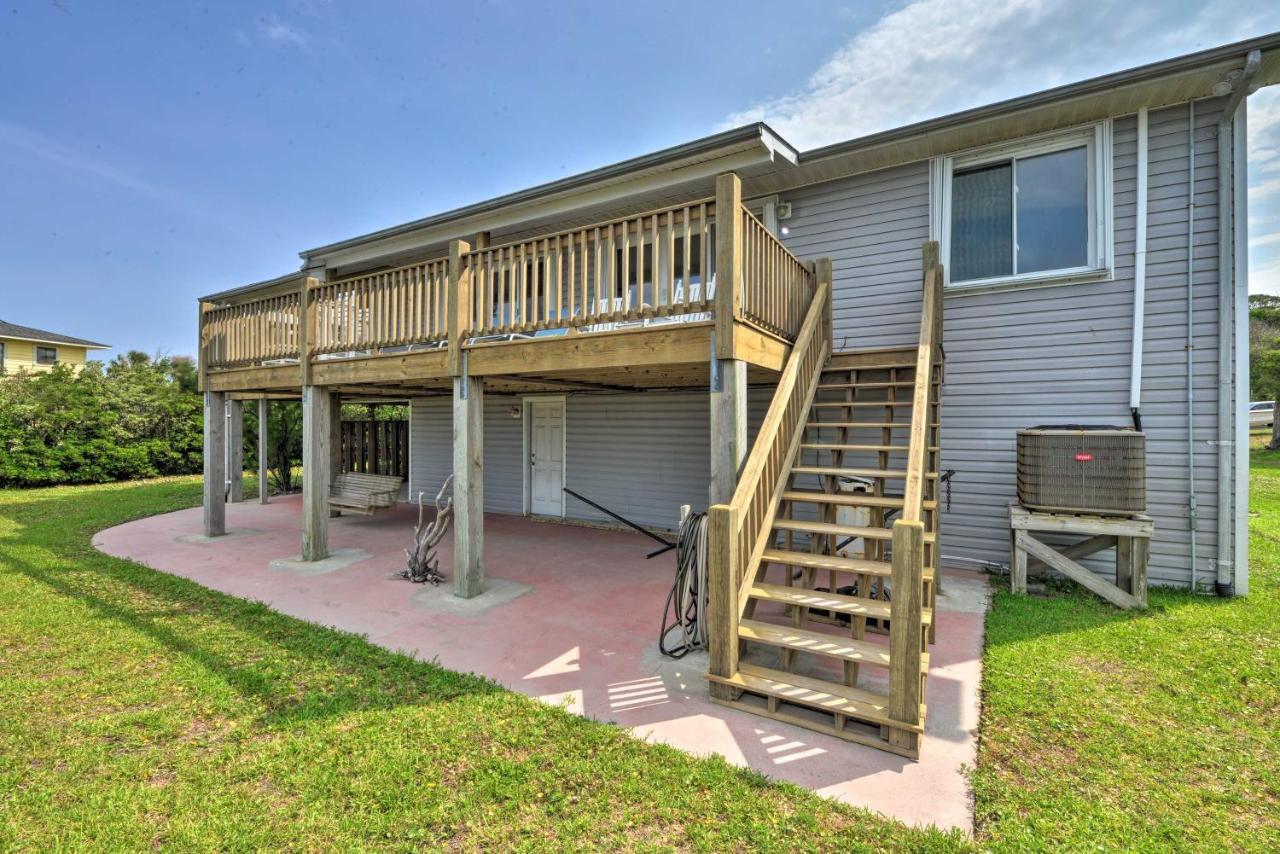 Waterfront Harkers Island Home Sunset View And Dock ภายนอก รูปภาพ